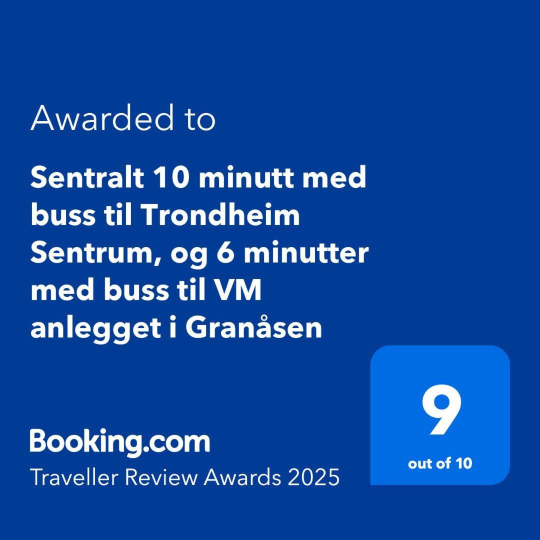 Sentralt 10 Minutt Med Buss Til Trondheim Sentrum 외부 사진